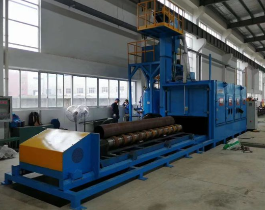 钦州喷砂机在管道除锈中的现场施工应用