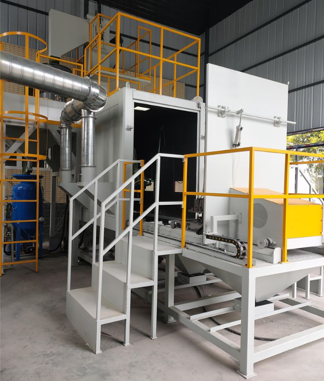 钦州全自动喷砂机 实现无人化高效生产