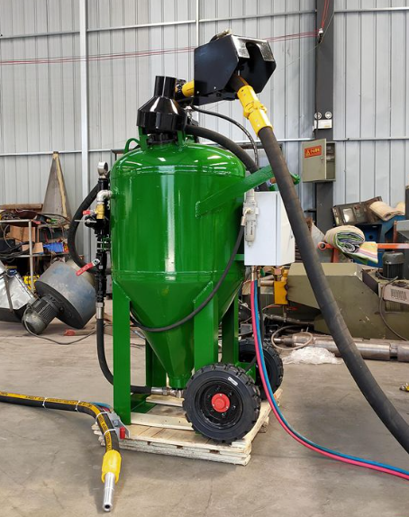 钦州移动式喷砂机 户外施工效率翻倍